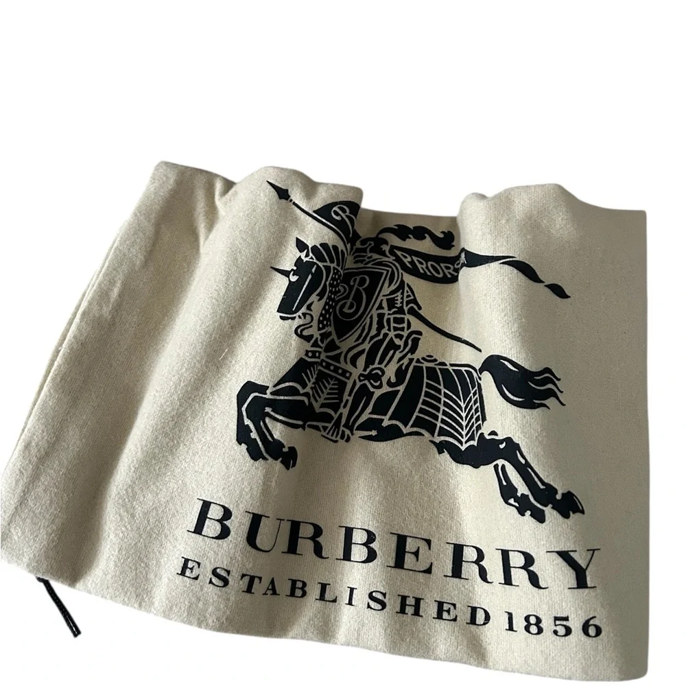 Burberry House Check Rain Boots – Rubber & Canvas with Leather Trim size 5 - Picture 12 of 13